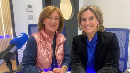 Patricia Rosety junto a Cristina L. Schlichting