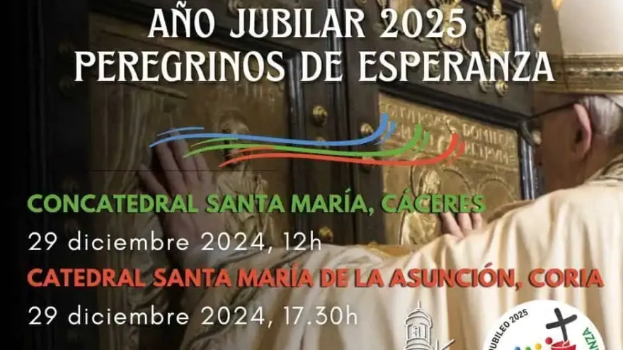 Eucarístias del Año Jubilar en Cáceres y Coria