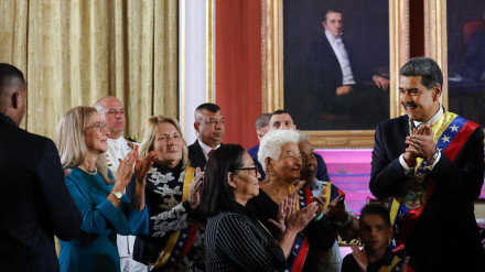 Maduro tomando posesión