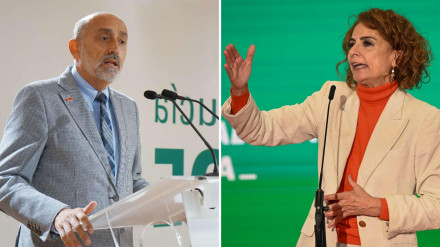 María Jesús Montero y Luis Ángel Hierro