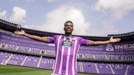 Juma Bah, jugador del Valladolid, se marchará al Manchester City.