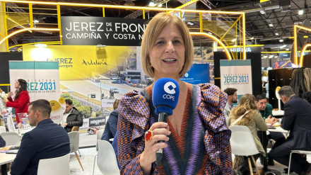 María José García-Pelayo, alcaldesa de Jerez, en FITUR 2025