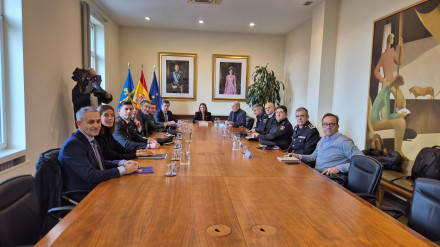 Reunión sobre el dispositivo de seguridad del derbi asturiano