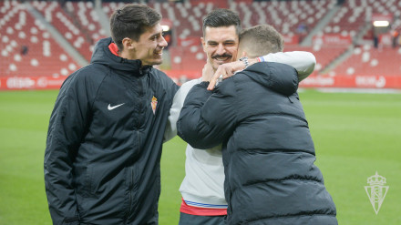 Sergio Álvarez en El Molinón