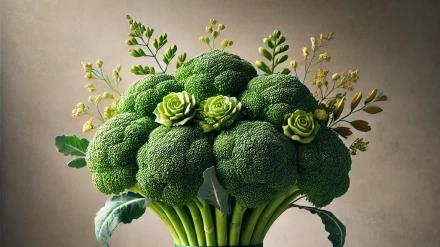 Un ramo de brócoli y verduras