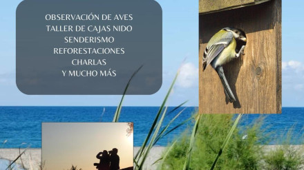 Comienza “Salobreña y sus ecosistemas" con un taller de cajas nido en el parque de la Fuente