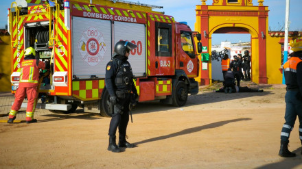 Simulacro en El Arenal