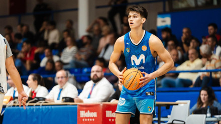 Giovannetti en un partido con el Movistar Estudiantes
