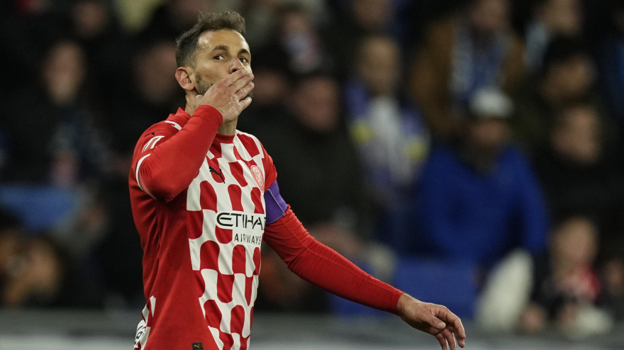 Stuani celebra el gol del Girona