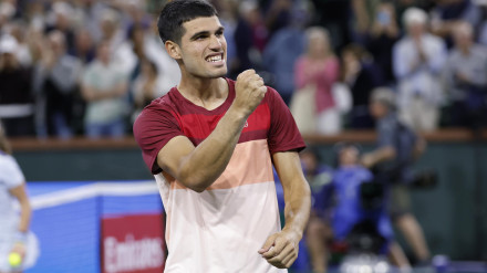 Carlos Alcaraz, tras ganar a Shapovalov