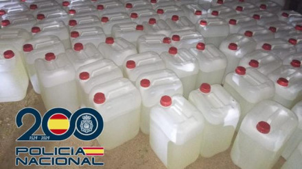 3.825 litros combustible para narcolanchas localizados en Jerez