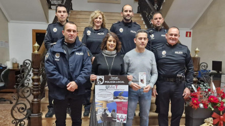 Agentes de Policía Local que participan en el servicio de mediación