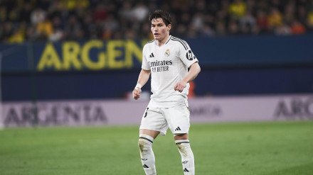 Fran García, en el partido ante el Villarreal