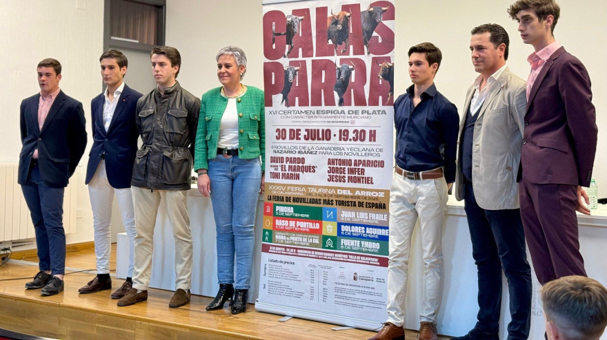 Presentación del elenco ganadero y la Espiga de Plata de Calasparra