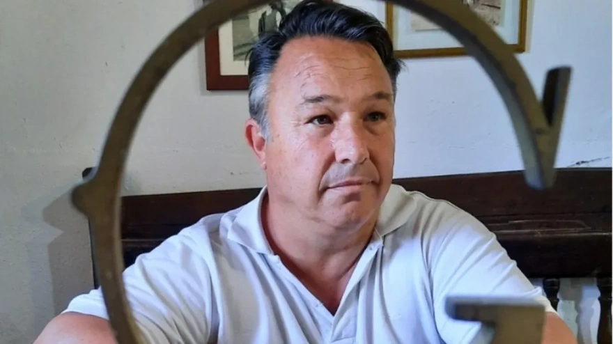 El ganadero Íñigo Gamazo, en El Albero