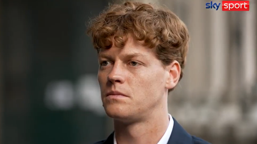 Sinner, en la entrevista concedida a Sky Sport