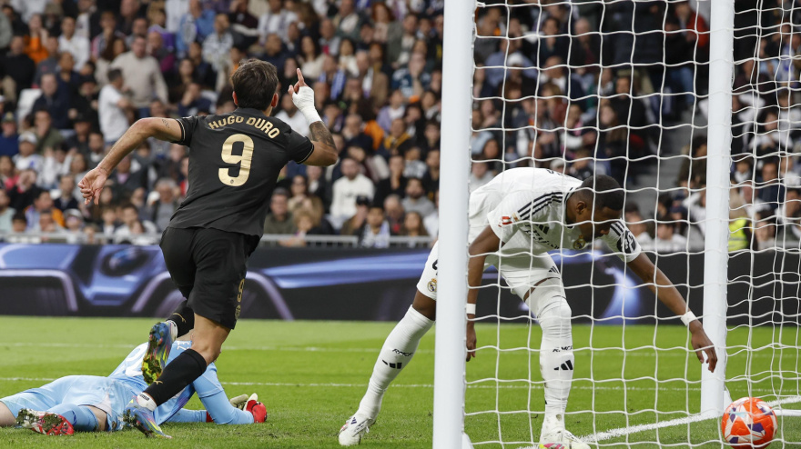 Gol de Hugo Duro en el Real Madrid-Valencia
