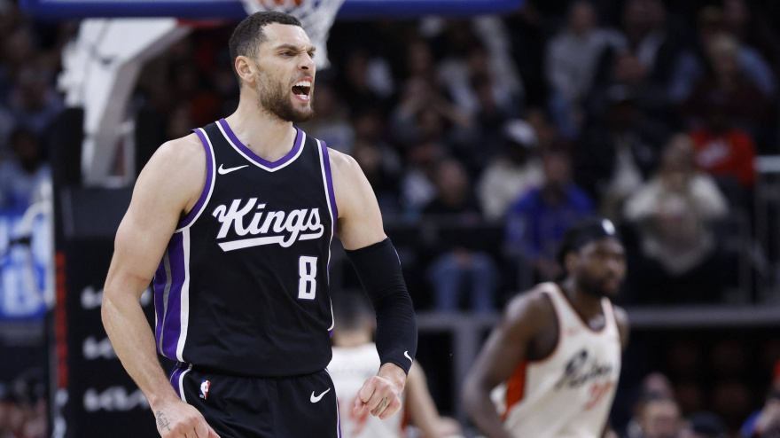 Zach Lavine, en el partido ante los Pistons