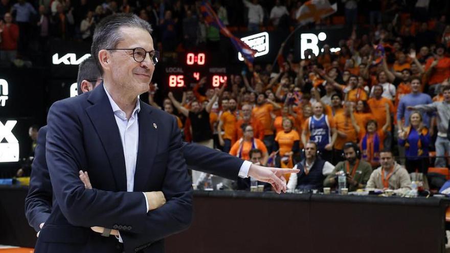 Pedro Martínez está contento en su nueva etapa en el Valencia Basket