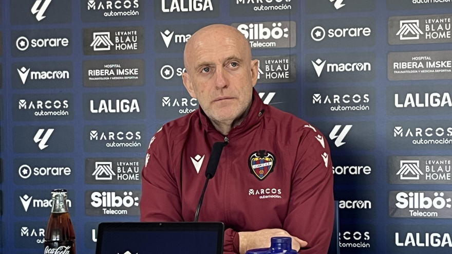 Calero, en la previa del partido en Córdoba