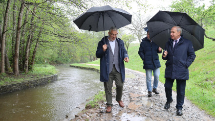 Supervisión dos danos ocasionados no Rato pola borrasca Olivier
