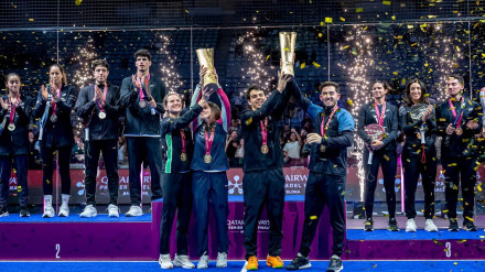 Ganadores del Premier Padel Finals de Barcelona.
