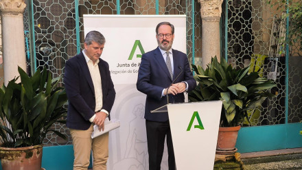 Adolfo Molina, durante la rueda de prensa de este jueves 24 de abril