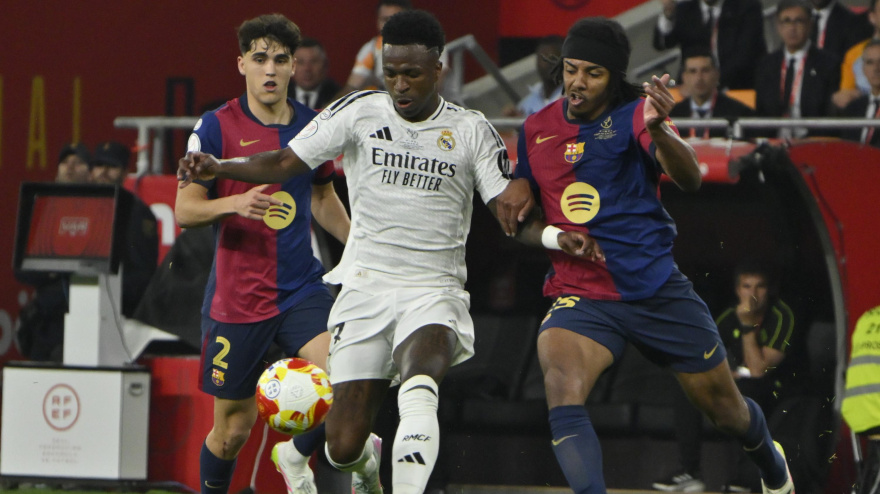 Imagen de la final de la Copa del Rey entre el Barcelona y el Real Madrid