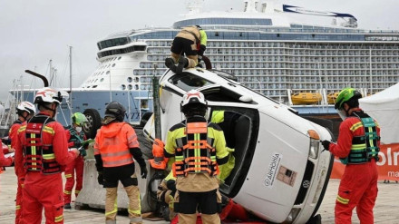 Ejercicio en vehículo accidentado