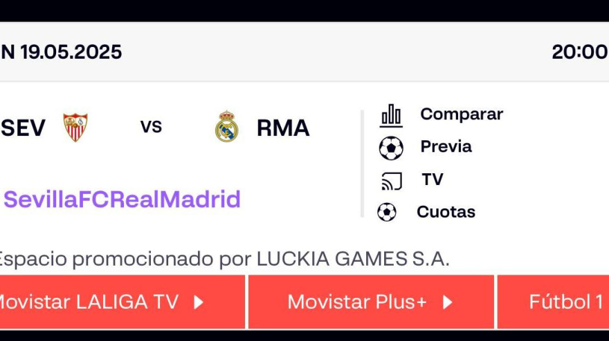 LaLiga ha cambiado el horario del Sevilla-Real Madrid, sin nada en juego.