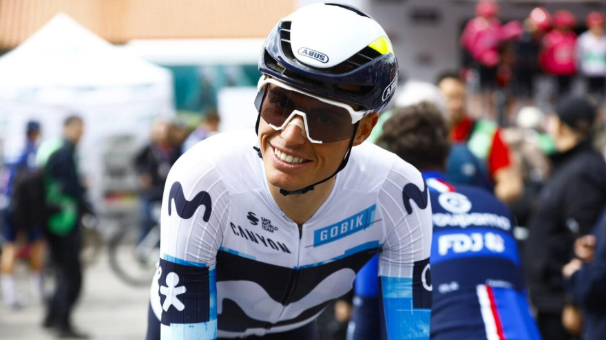 Volta Ciclista a Catalunya 2025 - 104th Edition - 1st stage - Sant Feliu de Guixols - Sant Feliu de Guixols 178,6km - 24/03/2025 - Enric Mas (ESP - Movistar Team) - photo Luis Angel Gomez/SprintCyclingAgency©2024