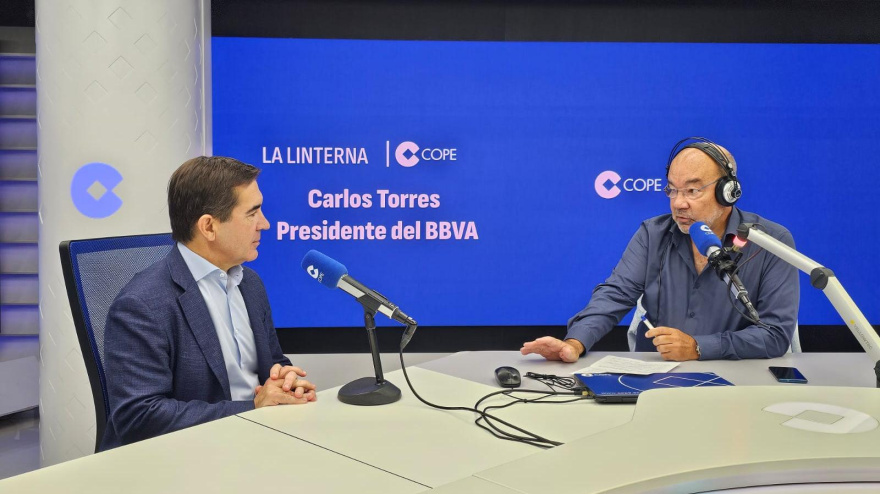 Expósito y Carlos Torres, presidente de BBVA