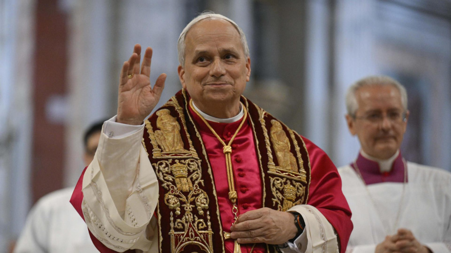 León XIV visita la Basílica de San Pablo Extramuros