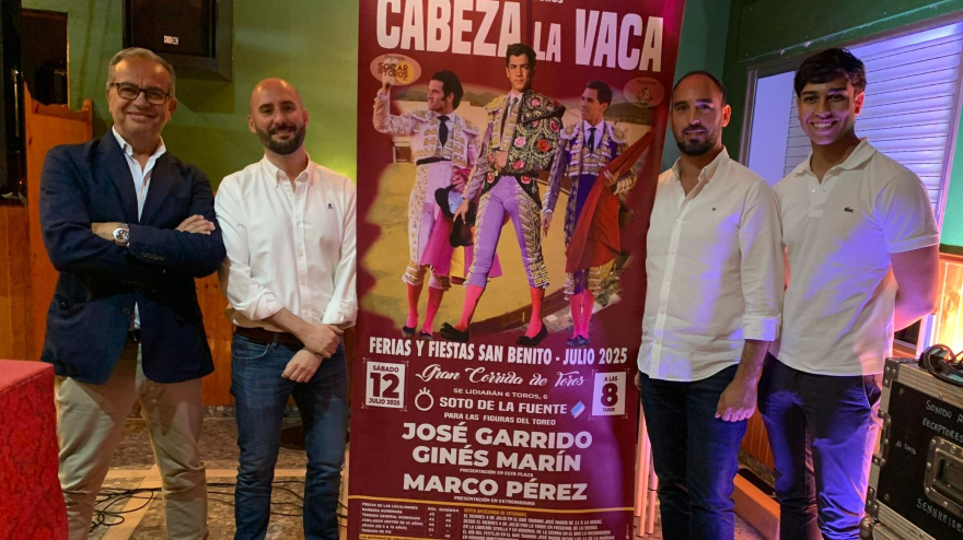 Presentación del cartel de Cabeza la Vaca (Badajoz)