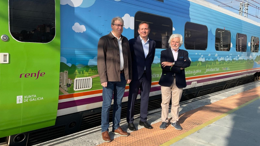 Recuperación de trenes turísticos por la Ribeira Sacra
