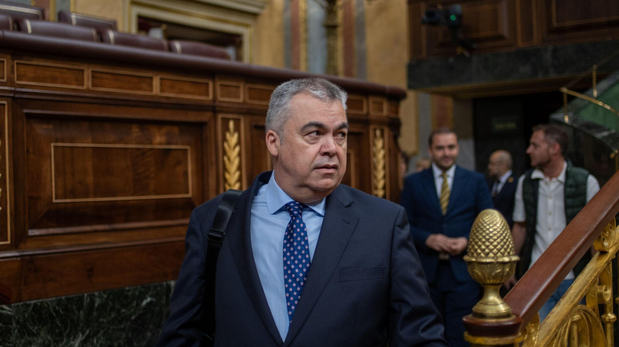 Santos Cerdán el pasado 28 de mayo en el Congreso