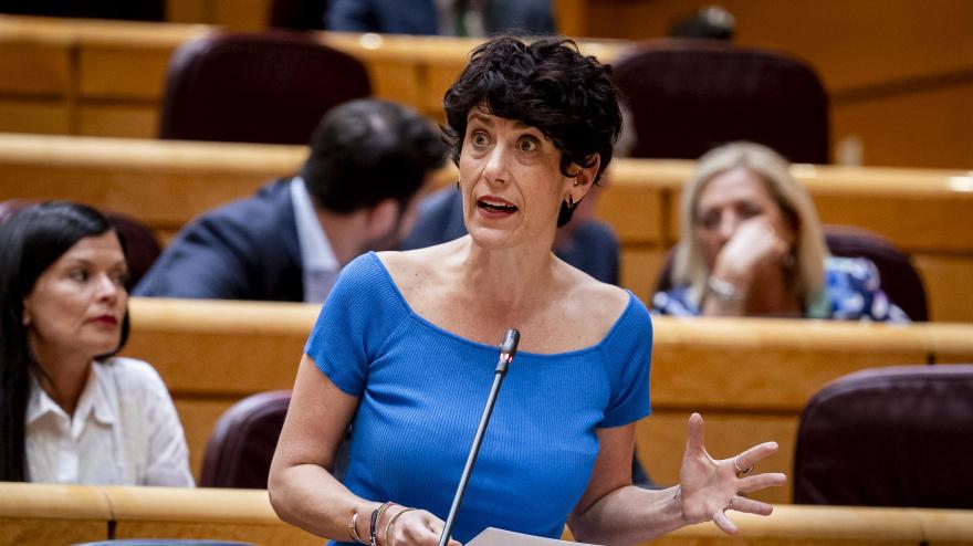 La ministra de Seguridad Social, Elma Saiz