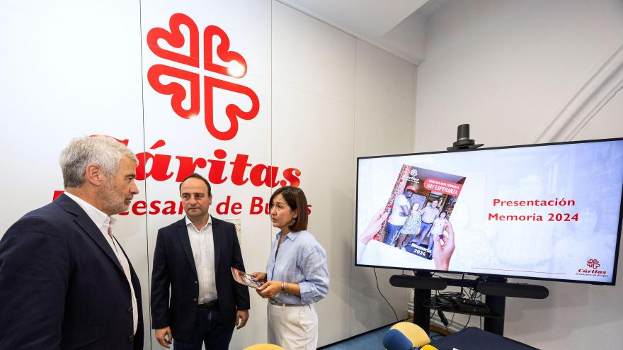 Cáritas Burgos presenta su campaña institucional y memoria de actividades de 2024