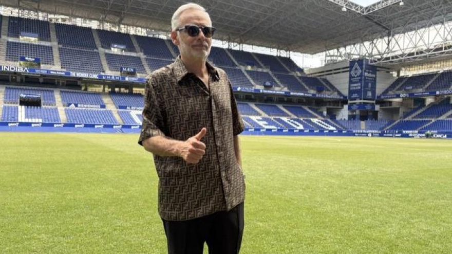 Jesús Martínez este viernes en el Carlos Tartiere