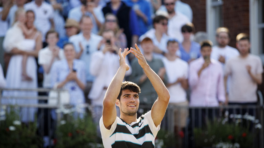 Carlos Alcaraz, en Queen's