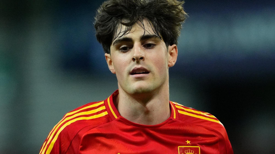 Javi Guerra marcó el 1-2 de España contra Inglaterra