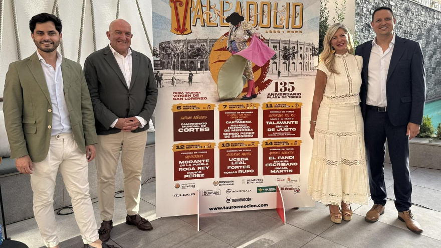 Presentación de los carteles de la Feria de Ntra. Señora de San Lorenzo de Valladolid
