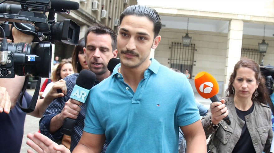 Alfonso Jesús Cabezuelo, uno de los miembros de la Manada, en Sevilla