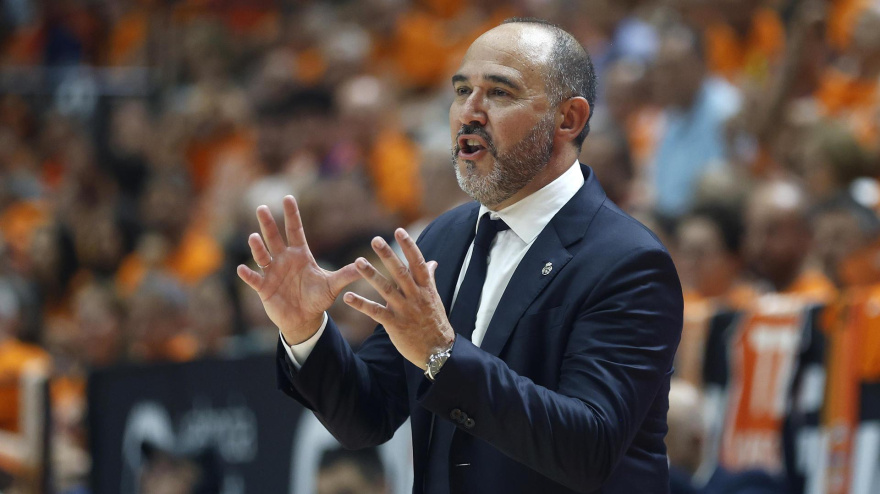 Chus Mateo, entrenador del Real Madrid de baloncesto