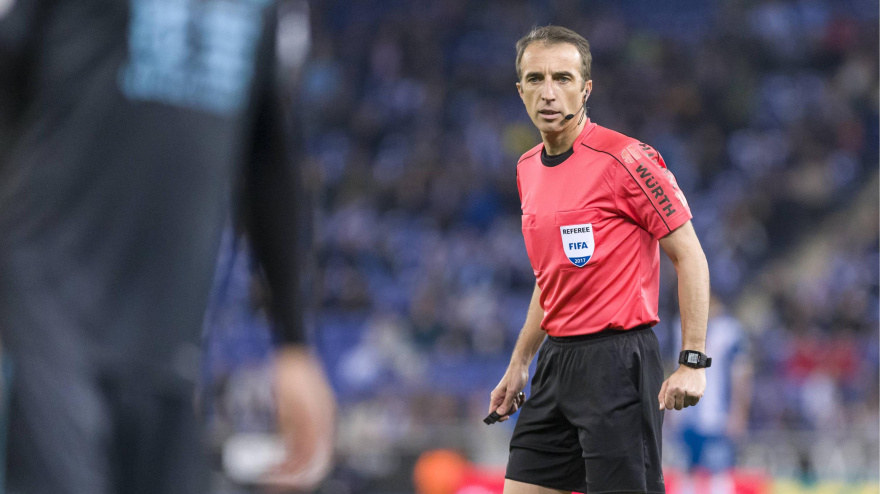 Fernández Borbalán, durante un encuentro en activo