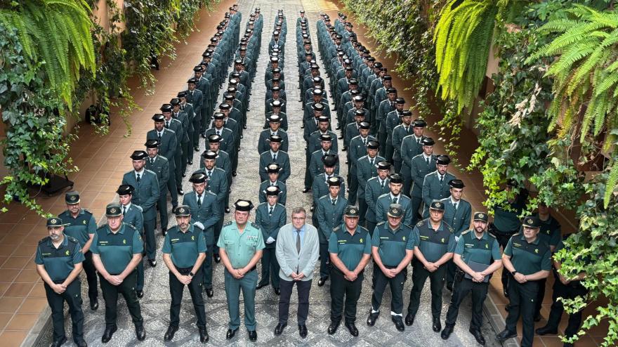 De 142 guardias civiles alumnos que llegan en prácticas a la provincia de Granada, 15 lo harán en Motril