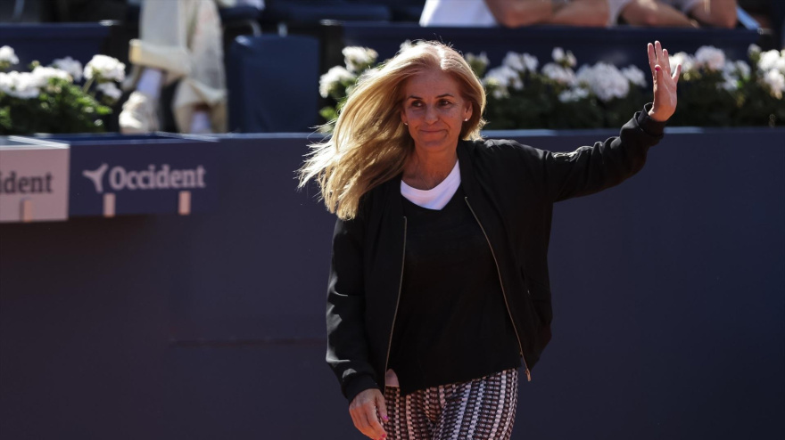 (Foto de ARCHIVO)Arancha Sanchez Vicario during the round of 16 tennis match of the Barcelona Open Banc Sabadell - Conde Godo 2025 Day 4 at Real Club De Tenis Barcelona on April 17, 2025 in Barcelona, Spain.Javier Borrego / AFP7 / Europa Press17/4/2025 ONLY FOR USE IN SPAIN