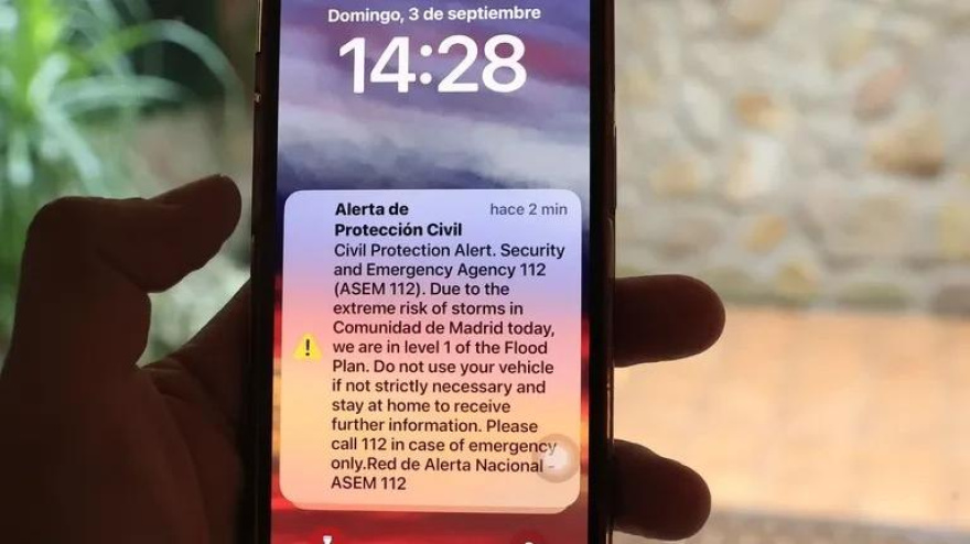 Así funciona el sistema ES-Alert de aviso de emergencias