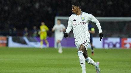 Rashford jugando con Inglaterra