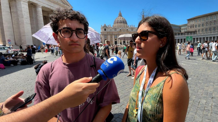 Juan Pablo y Victoria, peregrinos en el Jubileo de los Jóvenes